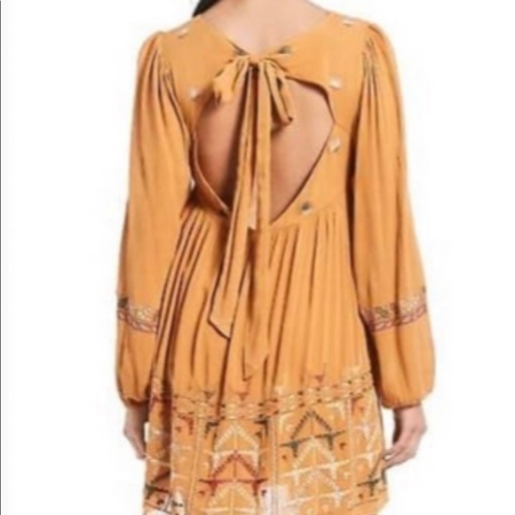 Free People Rhiannon Embroidered Dress Sz (S) - Picture 12 of 14